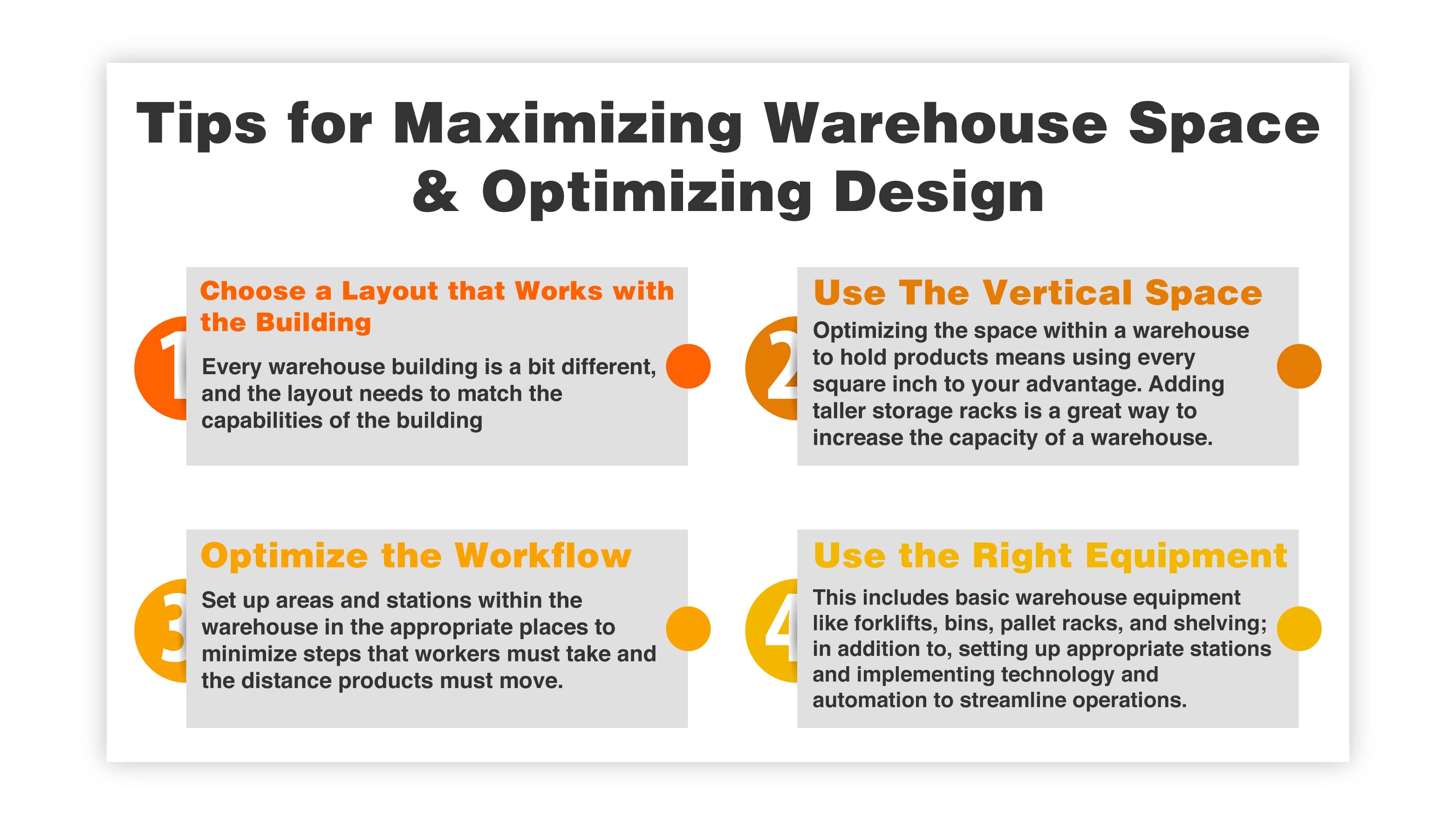 Tips for Maximizing Warehouse Space & Optimizing Design