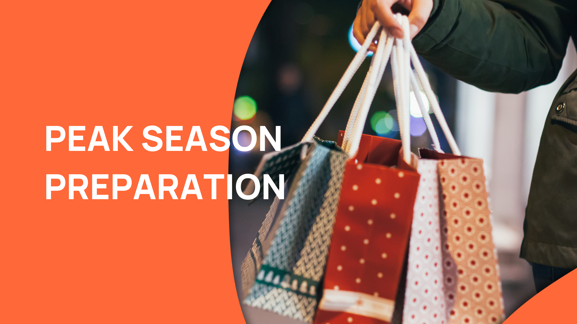 Peak season shipping strategies